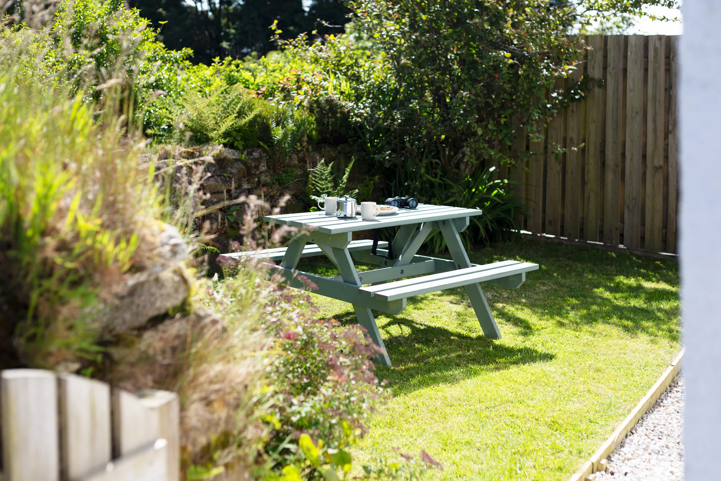 Little Avalon's private enclosed Cornish garden.