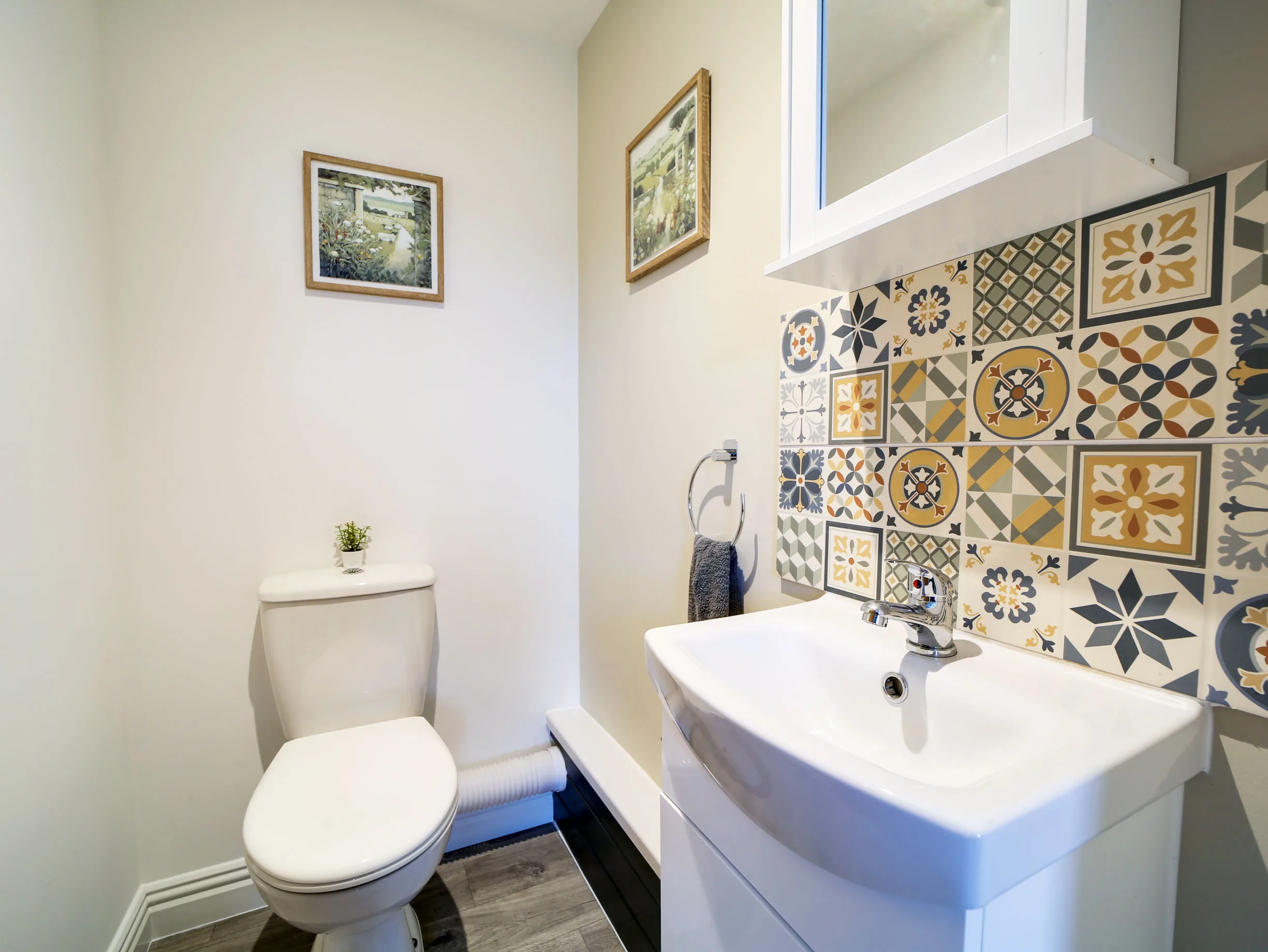 Little Avalon downstairs walk-in shower.